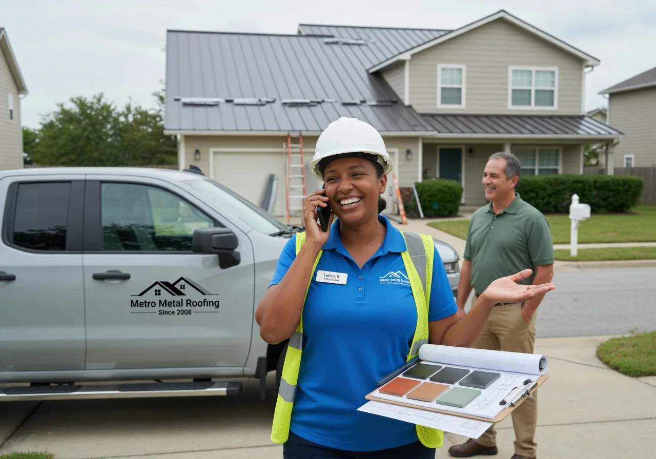 Storm Damage Metal Roof Repair in Pleasant Lake, IN